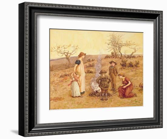 The Stick Fire-Kate Greenaway-Framed Giclee Print