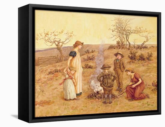 The Stick Fire-Kate Greenaway-Framed Premier Image Canvas