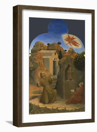 The Stigmatisation of Saint Francis (From Borgo Del Santo Sepolcro Altarpiec), 1437-1444-Sassetta-Framed Giclee Print