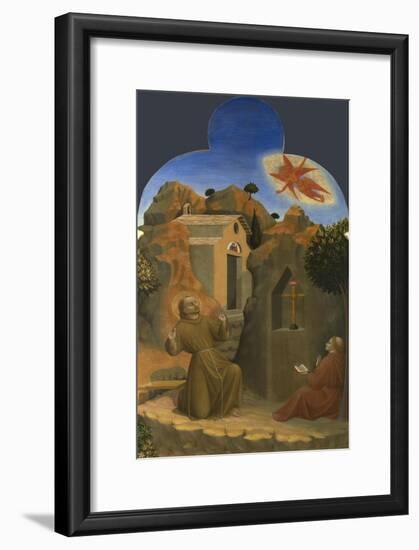 The Stigmatisation of Saint Francis (From Borgo Del Santo Sepolcro Altarpiec), 1437-1444-Sassetta-Framed Giclee Print