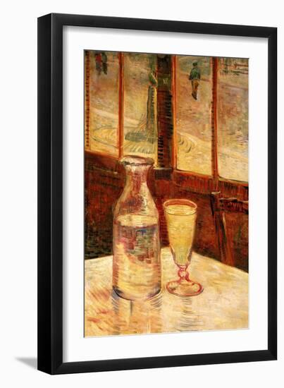 The Still Life with Absinthe-Vincent van Gogh-Framed Art Print