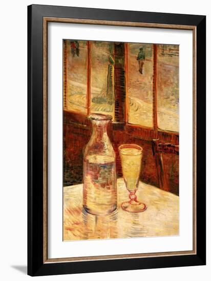 The Still Life with Absinthe-Vincent van Gogh-Framed Art Print