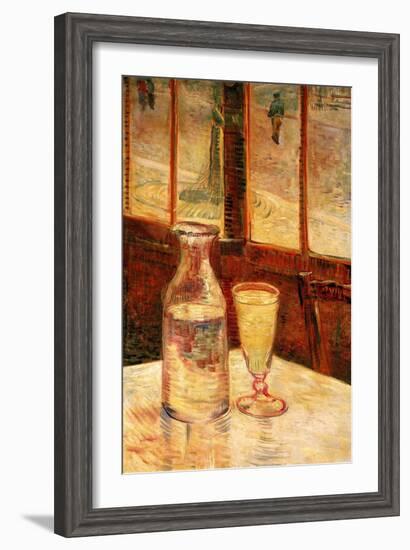 The Still Life with Absinthe-Vincent van Gogh-Framed Art Print