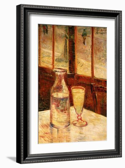 The Still Life with Absinthe-Vincent van Gogh-Framed Art Print
