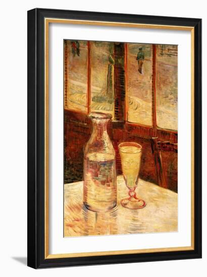 The Still Life with Absinthe-Vincent van Gogh-Framed Art Print