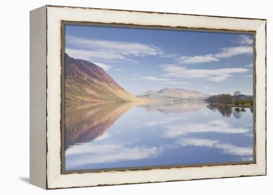 The Still Waters of Crummock Water in the Lake District National Park-Julian Elliott-Framed Premier Image Canvas