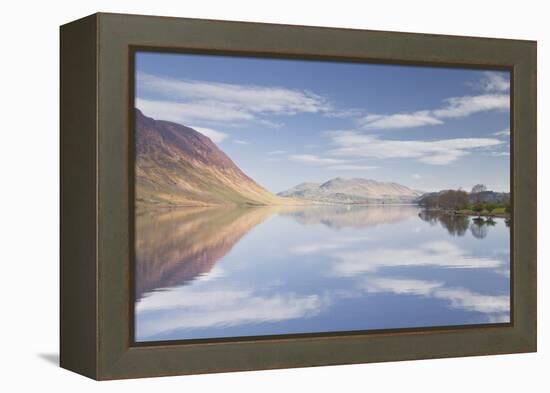 The Still Waters of Crummock Water in the Lake District National Park-Julian Elliott-Framed Premier Image Canvas