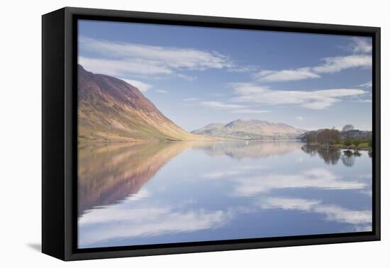 The Still Waters of Crummock Water in the Lake District National Park-Julian Elliott-Framed Premier Image Canvas