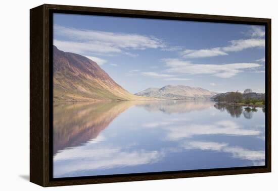 The Still Waters of Crummock Water in the Lake District National Park-Julian Elliott-Framed Premier Image Canvas