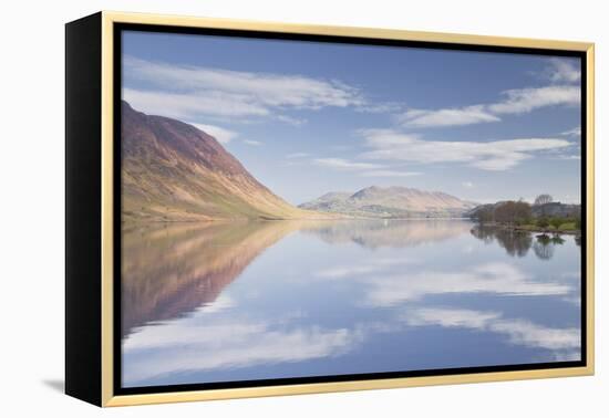 The Still Waters of Crummock Water in the Lake District National Park-Julian Elliott-Framed Premier Image Canvas