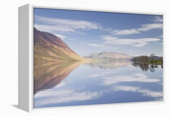 The Still Waters of Crummock Water in the Lake District National Park-Julian Elliott-Framed Premier Image Canvas