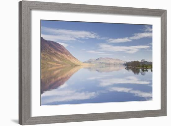 The Still Waters of Crummock Water in the Lake District National Park-Julian Elliott-Framed Photographic Print