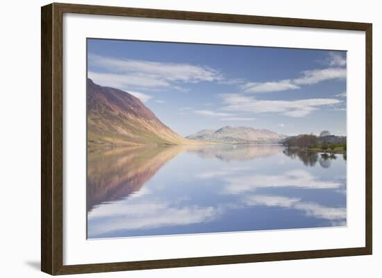 The Still Waters of Crummock Water in the Lake District National Park-Julian Elliott-Framed Photographic Print