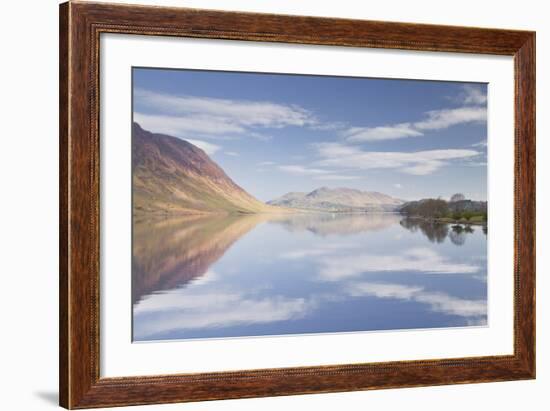 The Still Waters of Crummock Water in the Lake District National Park-Julian Elliott-Framed Photographic Print