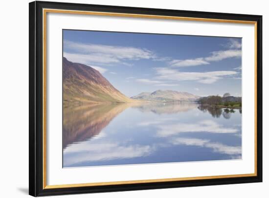 The Still Waters of Crummock Water in the Lake District National Park-Julian Elliott-Framed Photographic Print