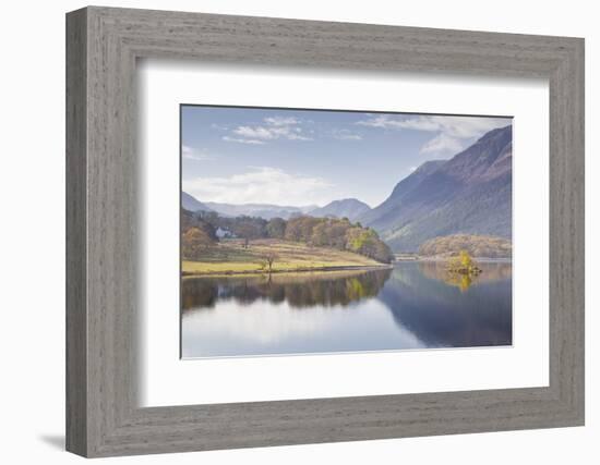 The Still Waters of Crummock Water in the Lake District National Park-Julian Elliott-Framed Photographic Print