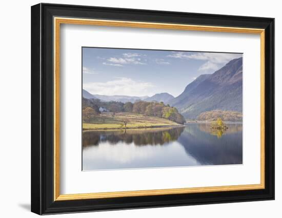 The Still Waters of Crummock Water in the Lake District National Park-Julian Elliott-Framed Photographic Print