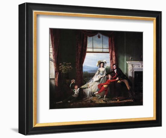 The Stillwell Family, 1786-John Singleton Copley-Framed Giclee Print