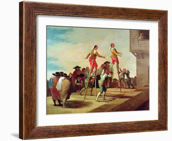 The Stilts, C.1791-92-Francisco de Goya-Framed Giclee Print