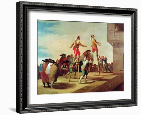 The Stilts, C.1791-92-Francisco de Goya-Framed Giclee Print