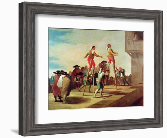 The Stilts, C.1791-92-Francisco de Goya-Framed Giclee Print