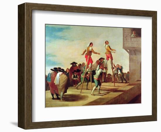 The Stilts, C.1791-92-Francisco de Goya-Framed Giclee Print