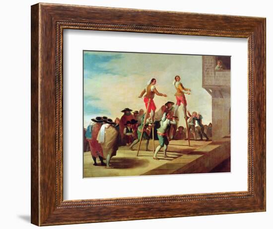 The Stilts, C.1791-92-Francisco de Goya-Framed Giclee Print