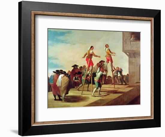 The Stilts, C.1791-92-Francisco de Goya-Framed Giclee Print