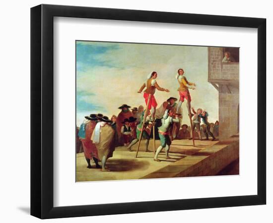 The Stilts, C.1791-92-Francisco de Goya-Framed Giclee Print
