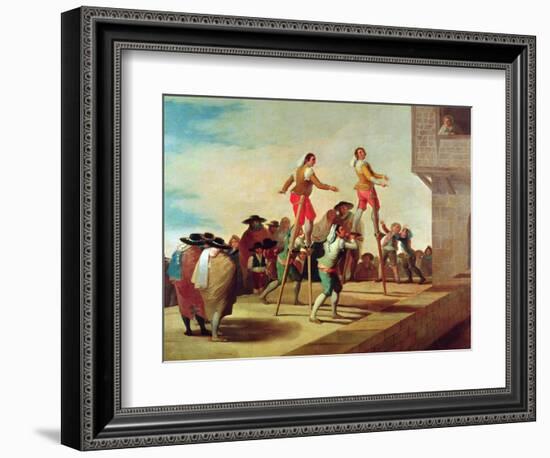 The Stilts, C.1791-92-Francisco de Goya-Framed Giclee Print