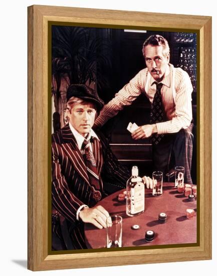 The Sting, from Left: Robert Redford, Paul Newman, 1973-null-Framed Stretched Canvas