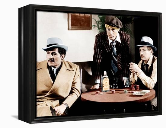 THE STING, from left: Robert Shaw, Robert Redford, Paul Newman, 1973-null-Framed Stretched Canvas