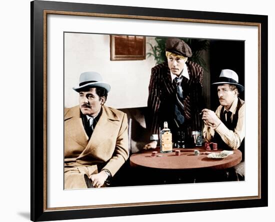 THE STING, from left: Robert Shaw, Robert Redford, Paul Newman, 1973-null-Framed Photo