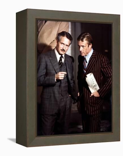 The Sting, Paul Newman, Robert Redford, 1973-null-Framed Stretched Canvas