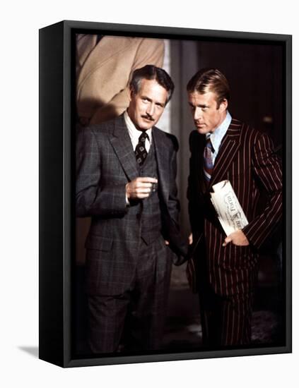 The Sting, Paul Newman, Robert Redford, 1973-null-Framed Stretched Canvas