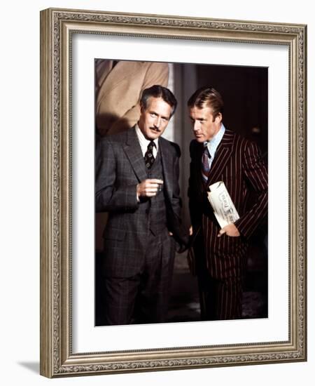 The Sting, Paul Newman, Robert Redford, 1973-null-Framed Photo