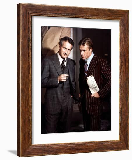 The Sting, Paul Newman, Robert Redford, 1973-null-Framed Photo