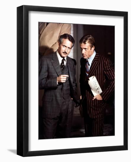 The Sting, Paul Newman, Robert Redford, 1973-null-Framed Photo