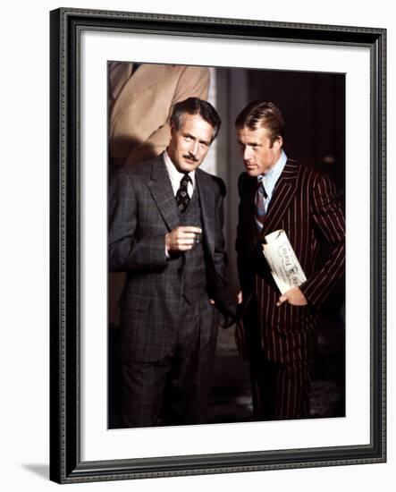 The Sting, Paul Newman, Robert Redford, 1973-null-Framed Photo