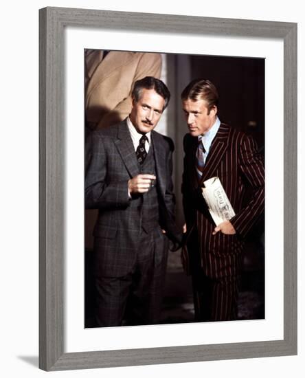 The Sting, Paul Newman, Robert Redford, 1973-null-Framed Photo