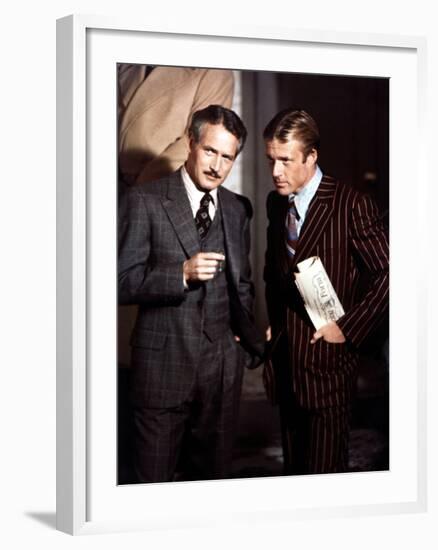 The Sting, Paul Newman, Robert Redford, 1973-null-Framed Photo