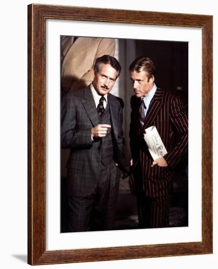 The Sting, Paul Newman, Robert Redford, 1973-null-Framed Photo