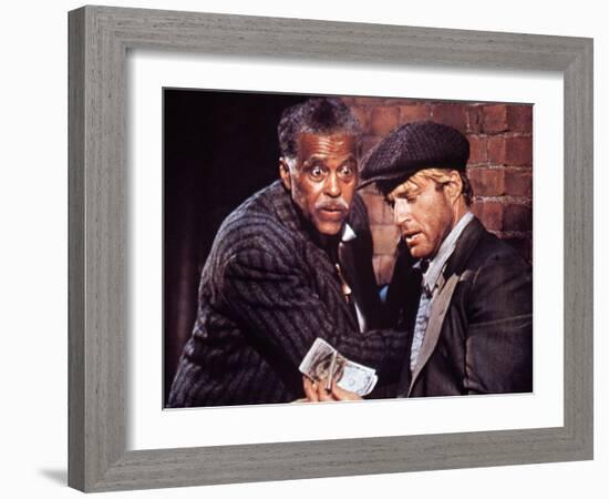 The Sting, Robert Earl Jones, Robert Redford, 1973-null-Framed Photo