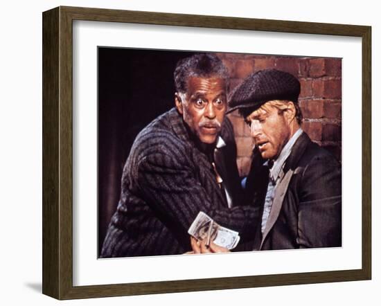 The Sting, Robert Earl Jones, Robert Redford, 1973-null-Framed Photo