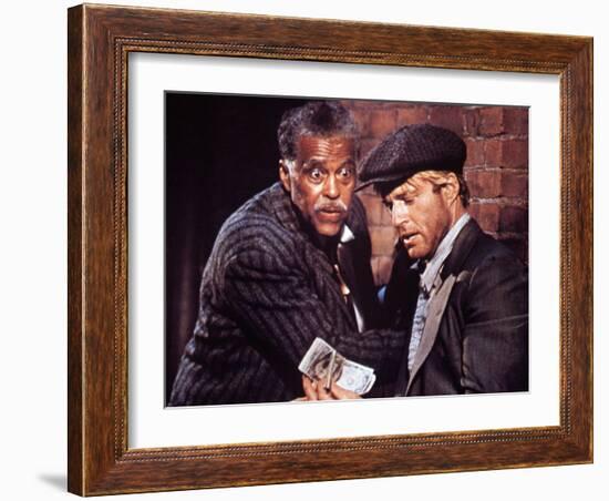 The Sting, Robert Earl Jones, Robert Redford, 1973-null-Framed Photo