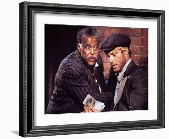 The Sting, Robert Earl Jones, Robert Redford, 1973-null-Framed Photo