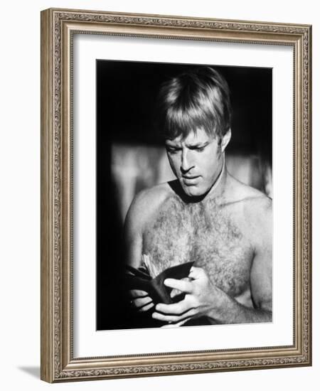 The Sting, Robert Redford, 1973-null-Framed Photo