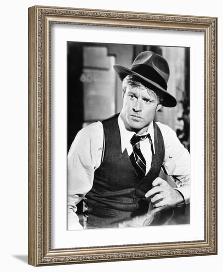 The Sting, Robert Redford, 1973-null-Framed Premium Photographic Print