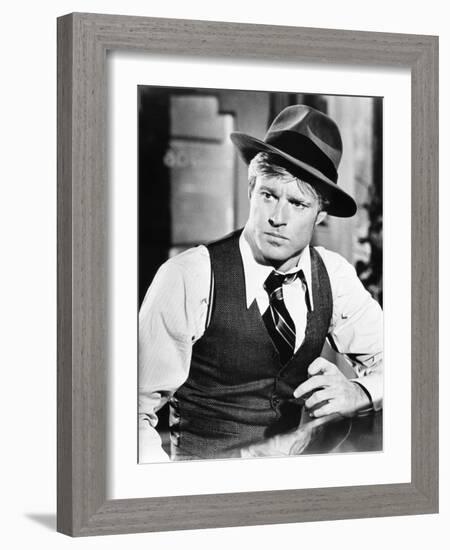 The Sting, Robert Redford, 1973-null-Framed Premium Photographic Print