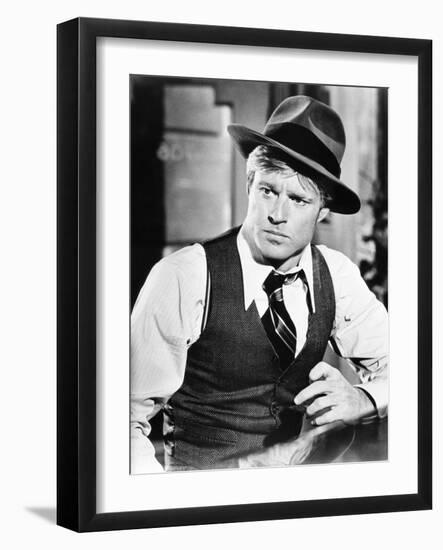 The Sting, Robert Redford, 1973-null-Framed Premium Photographic Print